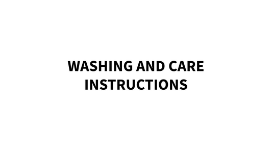 APPLIQUÉ washing and care instructions