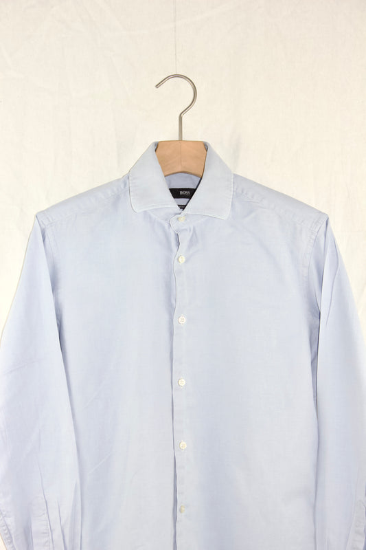 BABY BLUE VINTAGE APPLIQUÉ SHIRT